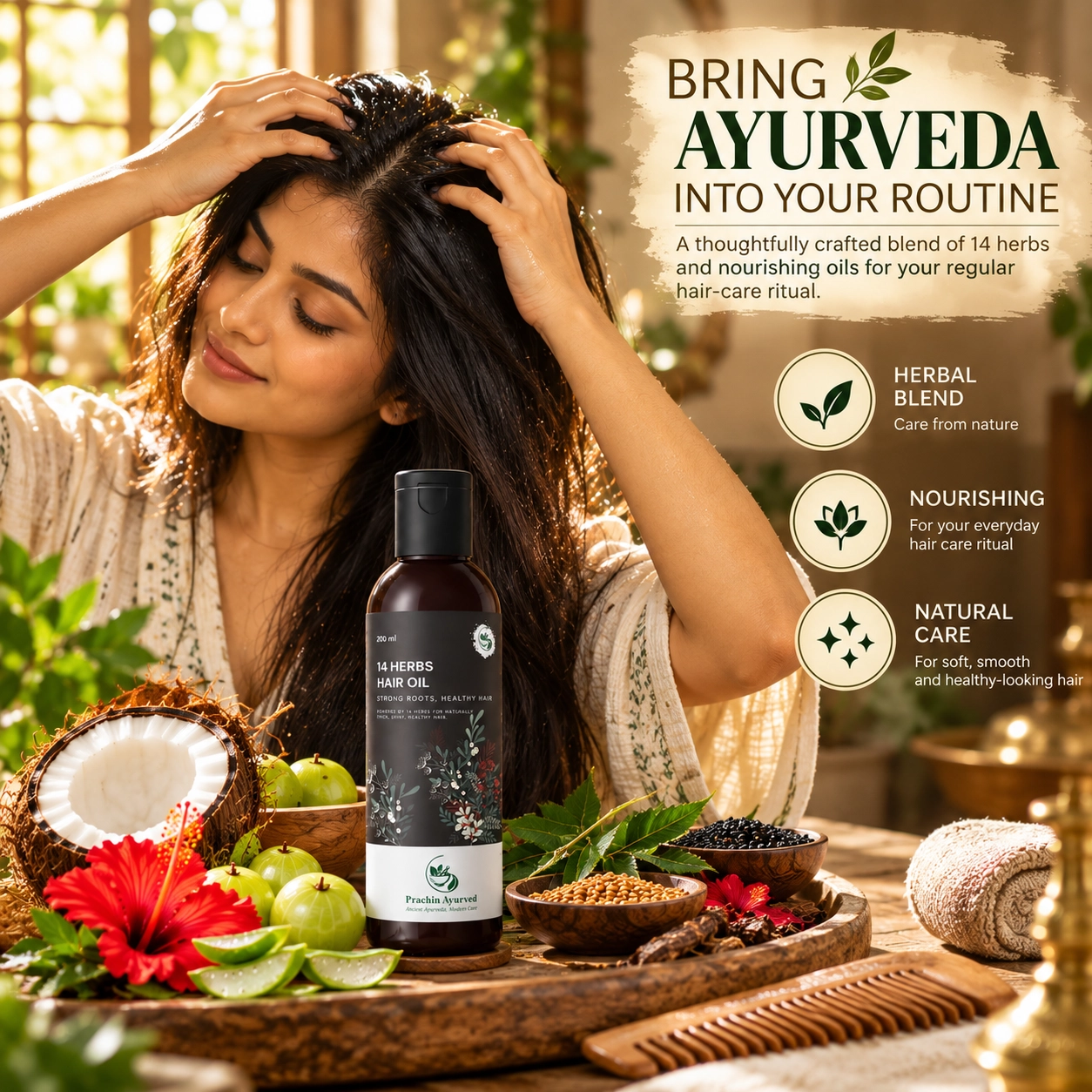 14 Herbs Hair Oil