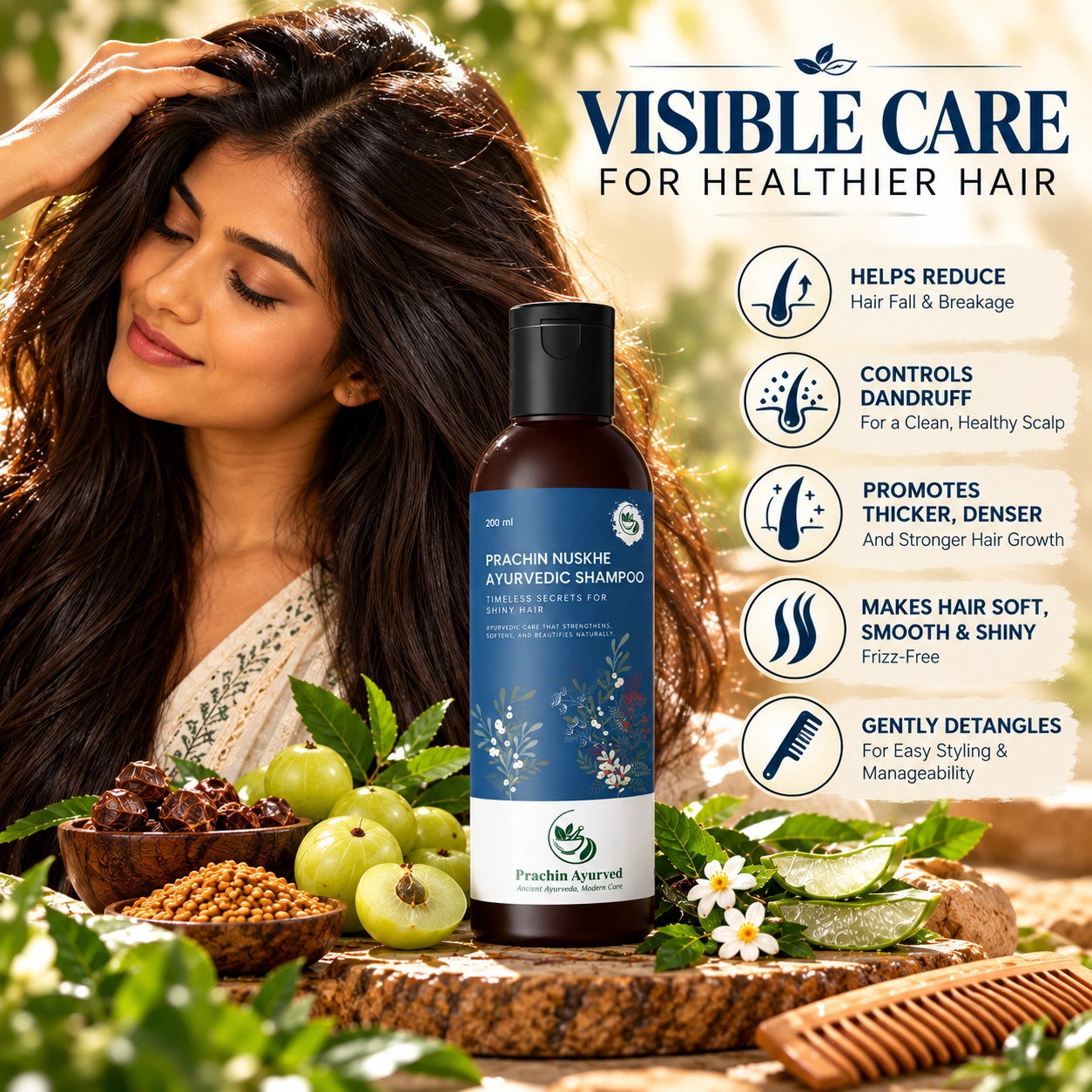 Prachin Nuskhe Ayurvedic Natural Shampoo